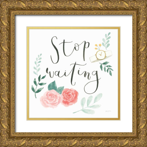Chase Dreams II Gold Ornate Wood Framed Art Print with Double Matting by Jackson, Jenaya
