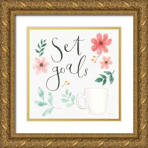 Chase Dreams III Gold Ornate Wood Framed Art Print with Double Matting by Jackson, Jenaya