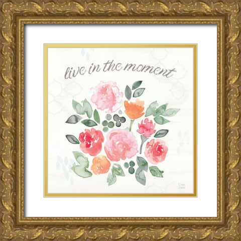 Boho Ride IV Gold Ornate Wood Framed Art Print with Double Matting by June, Dina