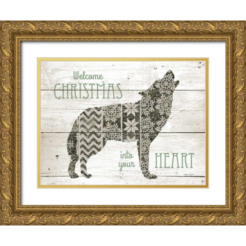 Nordic Holiday III Neutral Gold Ornate Wood Framed Art Print with Double Matting by Grove, Beth
