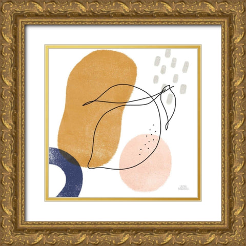 Kitchen Table II Gold Ornate Wood Framed Art Print with Double Matting by Marshall, Laura