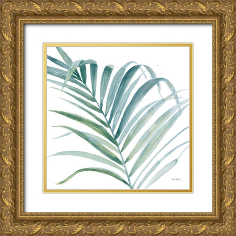Tropical Blush V BG Gold Ornate Wood Framed Art Print with Double Matting by Audit, Lisa