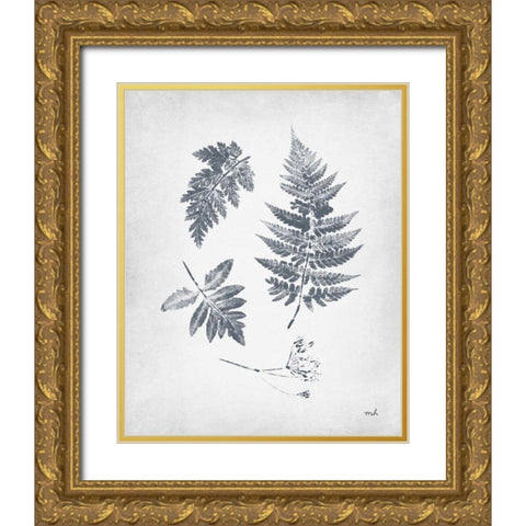 Walk in the Woods II Gold Ornate Wood Framed Art Print with Double Matting by Hershey, Moira