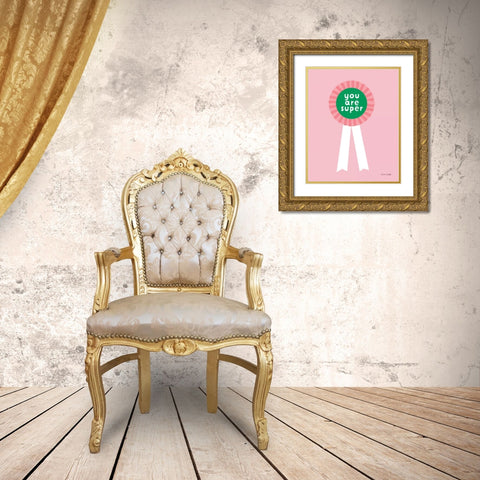 Super Award Gold Ornate Wood Framed Art Print with Double Matting by Kelle, Ann