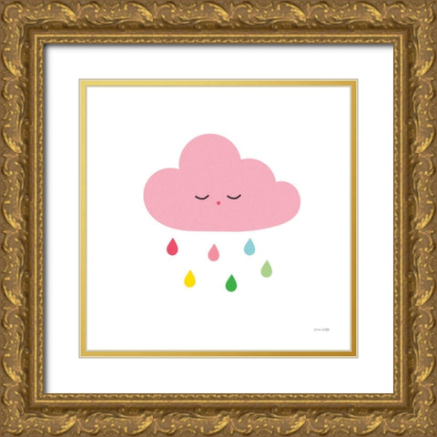 Sleepy Cloud II Gold Ornate Wood Framed Art Print with Double Matting by Kelle, Ann