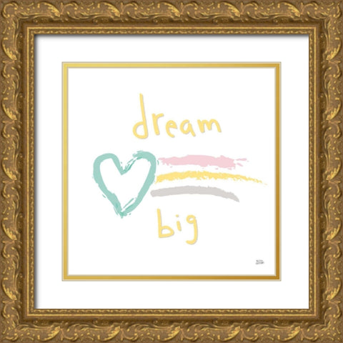 Rainbow Dream III Gold Ornate Wood Framed Art Print with Double Matting by Averinos, Melissa