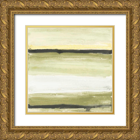 Lines in the Sand BWG Gold Ornate Wood Framed Art Print with Double Matting by Paschke, Chris