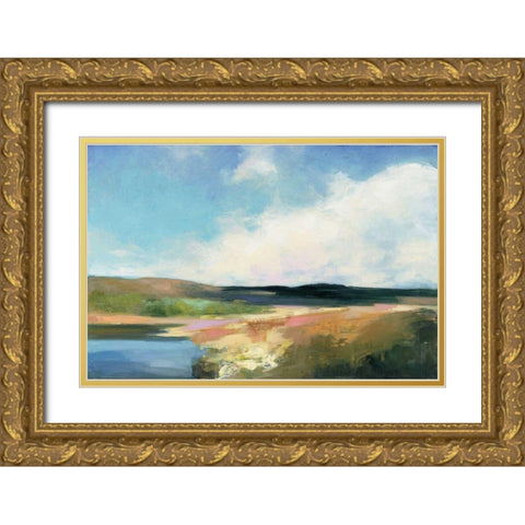 Dawn by the Water Gold Ornate Wood Framed Art Print with Double Matting by Purinton, Julia