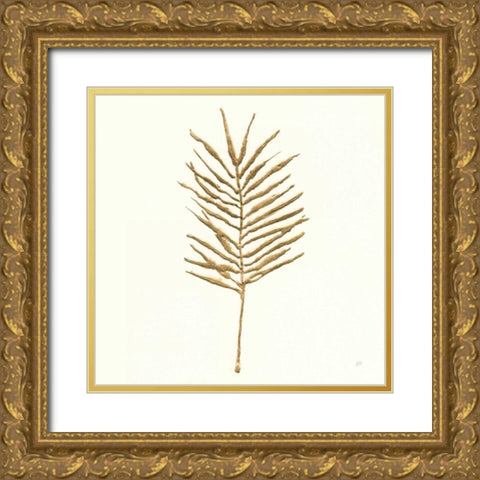 Gilded Palm VI Gold Ornate Wood Framed Art Print with Double Matting by Paschke, Chris