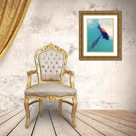 Sea Dreams Gold Ornate Wood Framed Art Print with Double Matting by Goldstein, Ed