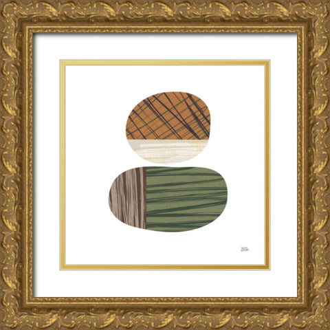In Good Company II Gold Ornate Wood Framed Art Print with Double Matting by Averinos, Melissa