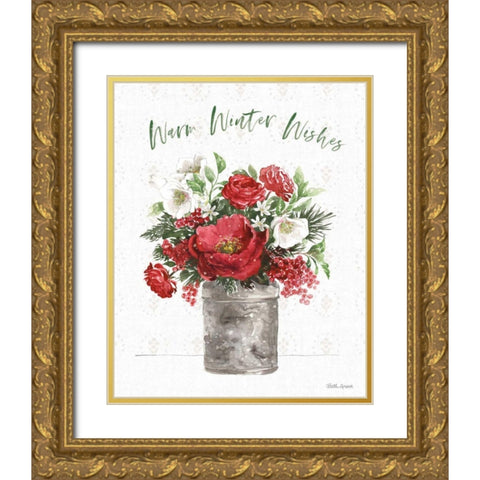 Rustic Season IV Gold Ornate Wood Framed Art Print with Double Matting by Grove, Beth