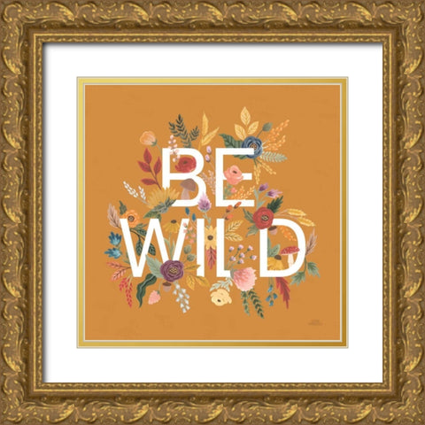 Harvest Garden II Gold Ornate Wood Framed Art Print with Double Matting by Marshall, Laura
