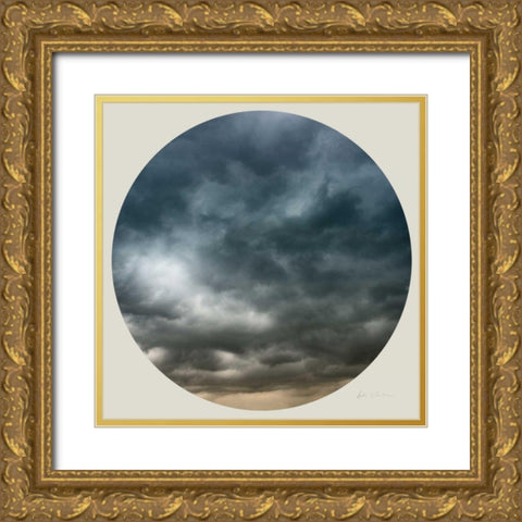 Cloud Circle I Gold Ornate Wood Framed Art Print with Double Matting by Eichman, Andre