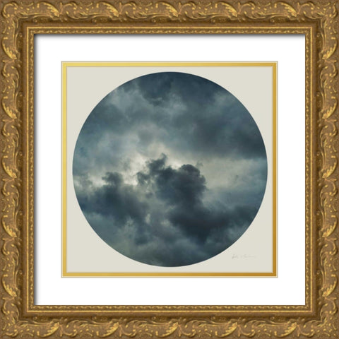 Cloud Circle II Gold Ornate Wood Framed Art Print with Double Matting by Eichman, Andre