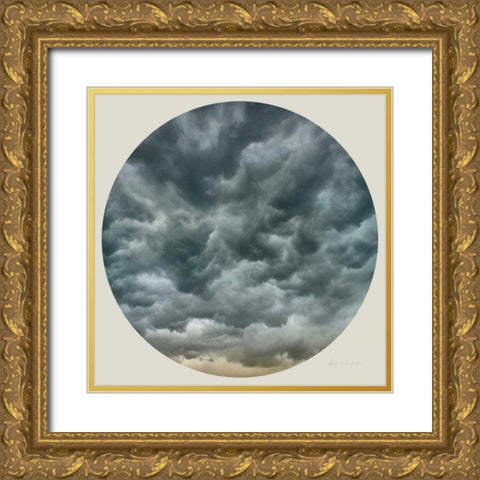 Cloud Circle III Gold Ornate Wood Framed Art Print with Double Matting by Eichman, Andre