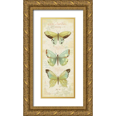 Cote Jardin IV Gold Ornate Wood Framed Art Print with Double Matting by Brissonnet, Daphne