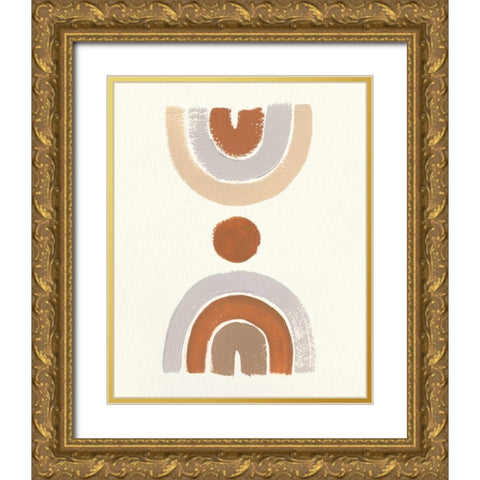 Desert Rainbows II Gold Ornate Wood Framed Art Print with Double Matting by Hershey, Moira