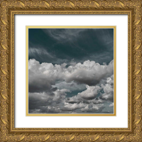 Clouds III Gold Ornate Wood Framed Art Print with Double Matting by Eichman, Andre