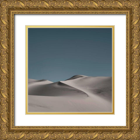 Sand Dunes II Gold Ornate Wood Framed Art Print with Double Matting by Eichman, Andre