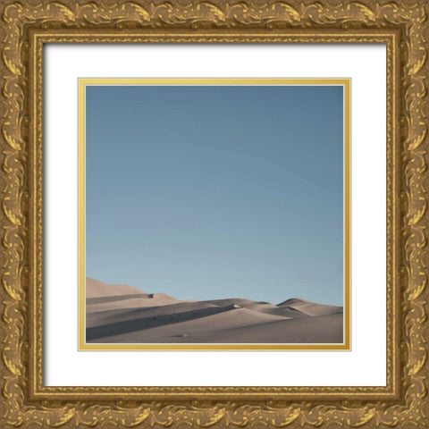 Sand Dunes III Gold Ornate Wood Framed Art Print with Double Matting by Eichman, Andre
