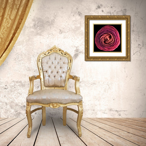 Floral Majesty I Gold Ornate Wood Framed Art Print with Double Matting by Eichman, Andre