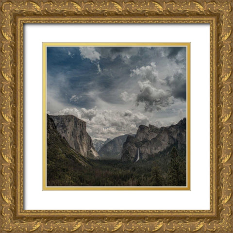 Scenic Landscape I Gold Ornate Wood Framed Art Print with Double Matting by Eichman, Andre