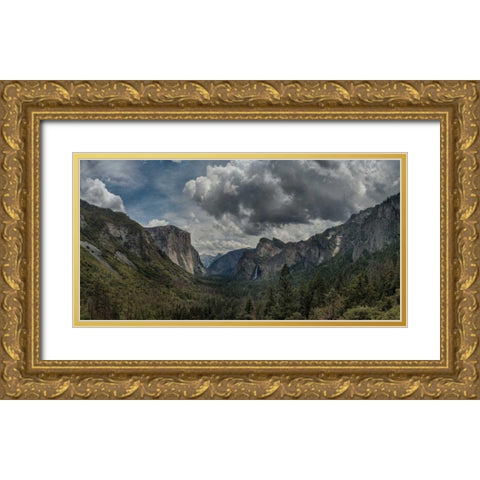 Scenic Landscape III Gold Ornate Wood Framed Art Print with Double Matting by Eichman, Andre