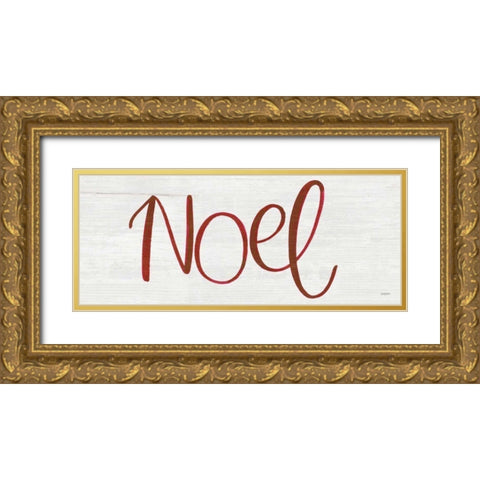 Noel Gold Ornate Wood Framed Art Print with Double Matting by Jackson, Jenaya