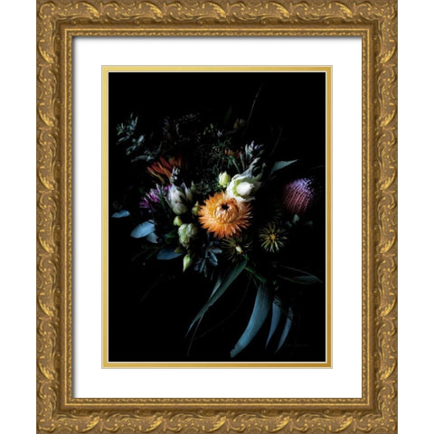 Native Collection Gold Ornate Wood Framed Art Print with Double Matting by Catterall, Elise