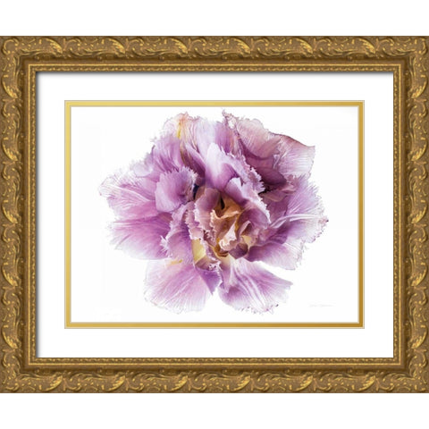 Purple Double Open Gold Ornate Wood Framed Art Print with Double Matting by Catterall, Elise