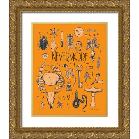 Something Wicked II Gold Ornate Wood Framed Art Print with Double Matting by Miller, Sara Zieve