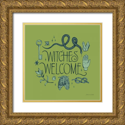 Something Wicked V Gold Ornate Wood Framed Art Print with Double Matting by Miller, Sara Zieve