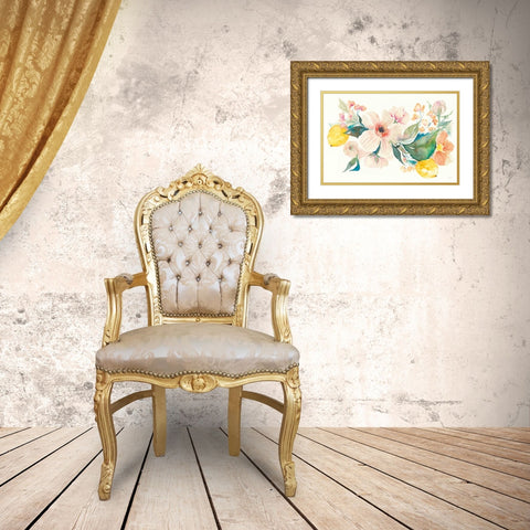 Citrus Summer II Gold Ornate Wood Framed Art Print with Double Matting by Rice, Kristy
