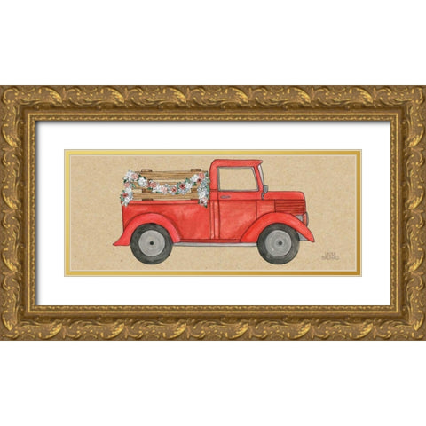 Loads of Love I Crop No Words Gold Ornate Wood Framed Art Print with Double Matting by Marshall, Laura