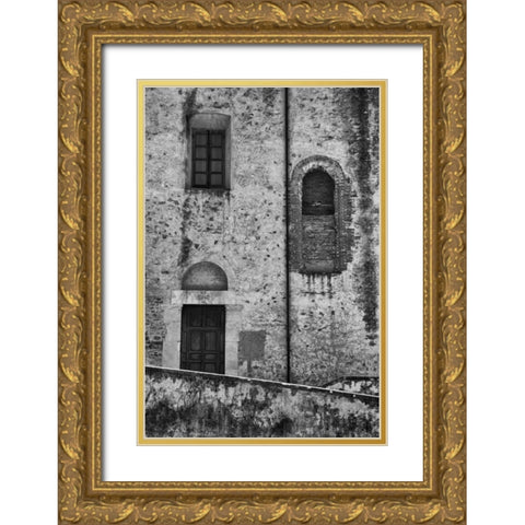 Passing By Gold Ornate Wood Framed Art Print with Double Matting by Aledanda