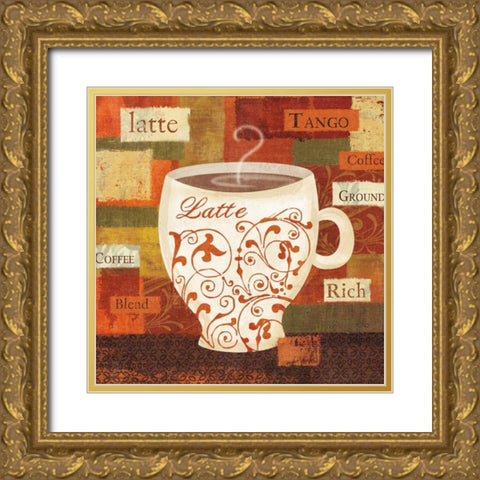 World Flavor III Gold Ornate Wood Framed Art Print with Double Matting by Charron, Veronique