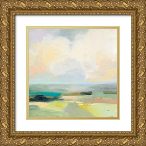 Summer Sky III Gold Ornate Wood Framed Art Print with Double Matting by Purinton, Julia