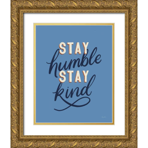 Everyday Sentiment III Gold Ornate Wood Framed Art Print with Double Matting by Thorns, Becky