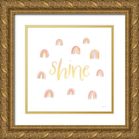 Lets Chase Rainbows XII Gold Ornate Wood Framed Art Print with Double Matting by Jackson, Jenaya