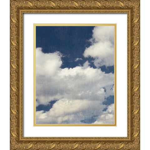 Autumn Clouds Gold Ornate Wood Framed Art Print with Double Matting by Gendreau, Katherine