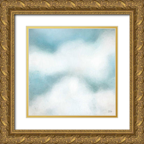 Cloudscape II Gold Ornate Wood Framed Art Print with Double Matting by Averinos, Melissa