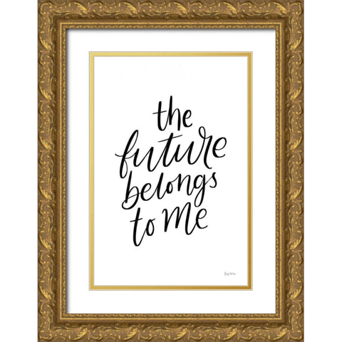 Graduation II Gold Ornate Wood Framed Art Print with Double Matting by Thorns, Becky