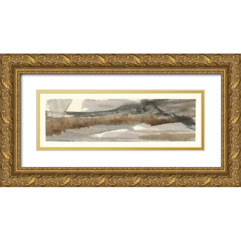 Brushscape I Gold Ornate Wood Framed Art Print with Double Matting by Paschke, Chris