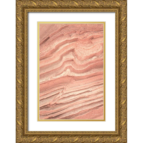 Coyote Buttes IV Blush Orange Gold Ornate Wood Framed Art Print with Double Matting by Majchrowicz, Alan