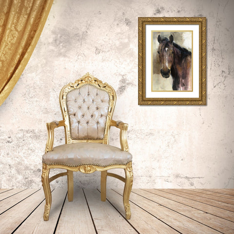 Hank Light v2 Crop Gold Ornate Wood Framed Art Print with Double Matting by Hageman, Marilyn