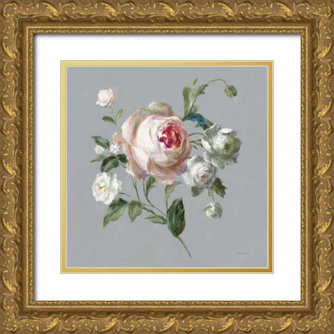 Gifts from the Garden II Gold Ornate Wood Framed Art Print with Double Matting by Nai, Danhui