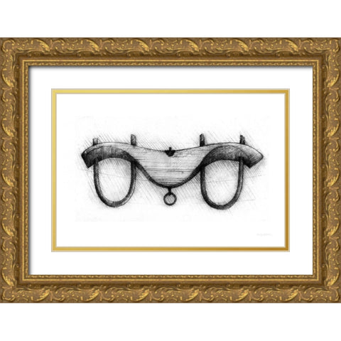 Farm and Garden I Gold Ornate Wood Framed Art Print with Double Matting by Tillmon, Avery