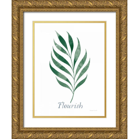 Botanic Inspiration I Gold Ornate Wood Framed Art Print with Double Matting by Snowdon, Alexandra