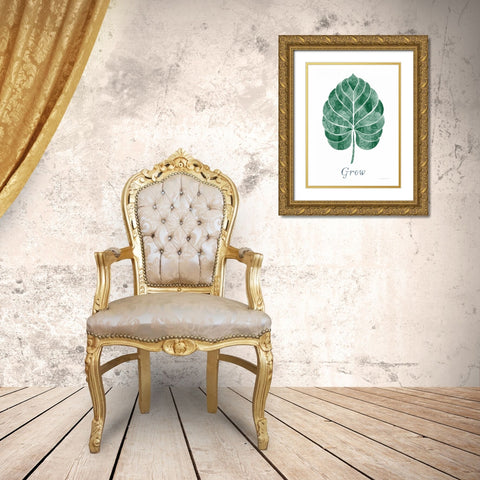 Botanic Inspiration III Gold Ornate Wood Framed Art Print with Double Matting by Snowdon, Alexandra